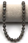 Labradorit (AAA Kalite) Doğal Taş Dizi 10 mm Küre Kesim