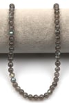 Labradorit (AAA Kalite) Doğal Taş Dizi 6 mm Küre Kesim