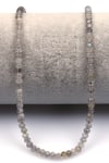 Labradorit Doğal Taş Dizi 2 x 4 mm Rondel Kesim - DZ-1510