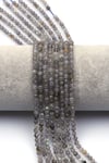 Labradorit Doğal Taş Dizi 3 mm Fasetli Küre Kesim - DZ-1541