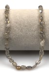 Labradorit Doğal Taş Dizi 5 x 8 mm Mercimek Kesim - DZ-1271
