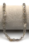 Labradorit Doğal Taş Dizi 5 x 8 mm Mercimek Kesim - DZ-1271