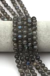 Labradorit Doğal Taş Dizi 8 mm Küre Kesim