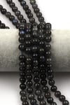 Labradorit Doğal Taş Dizi 8 mm Küre Kesim
