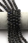 Labradorit Doğal Taş Dizi 8 mm Küre Kesim