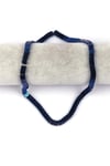 Lacivert Hematit Doğal Taş Dizi 7 x 1 mm W Kesim