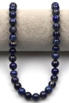 Lapis Lazuli (A Kalite) Doğal Taş Dizi 10 mm Küre Kesim