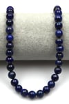 Lapis Lazuli (A Kalite) Doğal Taş Dizi 8 mm Küre Kesim - DZ-0821
