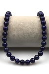Lapis Lazuli (AA Kalite) Doğal Taş Dizi 8 mm Küre Kesim - DZ-1084