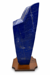 Lapis Lazuli Doğal Taş Ahşap Standlı Jeot - JE-0010