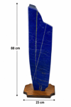 Lapis Lazuli Doğal Taş Ahşap Standlı Jeot - JE-0010