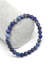 Lapis Lazuli Doğal Taş Bileklik 6 mm Küre Kesim