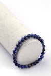 Lapis Lazuli Doğal Taş Bileklik 6mm Küre Kesim