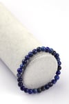 Lapis Lazuli Doğal Taş Bileklik 6mm Küre Kesim