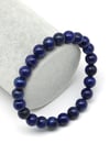 Lapis Lazuli Doğal Taş Bileklik 8 mm Küre Kesim - BLK-2536