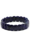 Lapis Lazuli Doğal Taş Bileklik 9 x 14 mm Özel Kesim