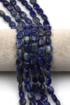 Lapis Lazuli Doğal Taş Dizi 10 x 13 mm Mercimek Kesim - DZ-1229
