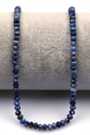 Lapis Lazuli Doğal Taş Dizi 2 x 4 mm Rondel Kesim - DZ-1506