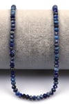 Lapis Lazuli Doğal Taş Dizi 2 x 4 mm Rondel Kesim - DZ-1506
