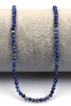 Lapis Lazuli Doğal Taş Dizi 3 mm Fasetli Küre Kesim - DZ-1555