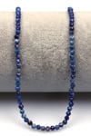 Lapis Lazuli Doğal Taş Dizi 3 mm Fasetli Küre Kesim - DZ-1555