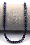Lapis Lazuli Doğal Taş Dizi 4 mm Küp Kesim - DZ-1488