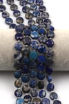 Lapis Lazuli Doğal Taş Dizi 5 x 10 mm Yassı Kesim