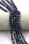 Lapis Lazuli Doğal Taş Dizi 6 x 8 mm Mercimek Kesim