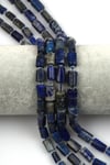 Lapis Lazuli Doğal Taş Dizi 7 x 12 mm Boru Kesim