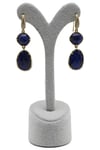Lapis Lazuli Doğal Taş Sallantılı Küpe - KP-0269