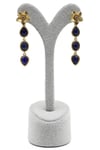 Lapis Lazuli Doğal Taş Sallantılı Küpe