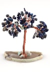 Lapis Lazuli Doğal Taş Tel Sarmalı Ağaç