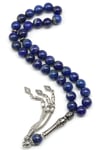 Lapis Lazuli Doğal Taş Tesbih 10 mm Küre Kesim TSB-0645