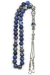 Lapis Lazuli Doğal Taş Tesbih 8 mm Küre Kesim