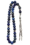 Lapis Lazuli Doğal Taş Tesbih 8 mm Küre Kesim