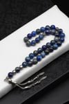 Lapis Lazuli Doğal Taş Tesbih 8 mm Küre Kesim