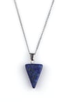 Lapis Lazuli Doğal Taş Üçgen Model Kolye