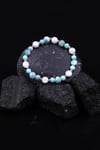 Larimar-Amazonit-Aytaşı-Hematit Doğal Taş Tasarım Bileklik