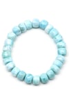 Larimar Doğal Taş Bileklik 10 x 14 mm Rondel Kesim - BLK-2107