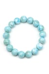Larimar Doğal Taş Bileklik 11 mm Küre Kesim