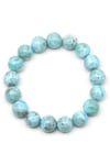 Larimar Doğal Taş Bileklik 12 mm Küre Kesim