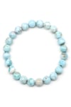 Larimar Doğal Taş Bileklik 7 mm Küre Kesim - BLK-1997