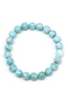 Larimar Doğal Taş Bileklik 8 mm Küre Kesim