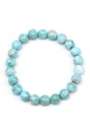 Larimar Doğal Taş Bileklik 8 mm Küre Kesim