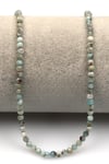 Larimar Doğal Taş Dizi 3 mm Fasetli Küre Kesim - DZ-1284
