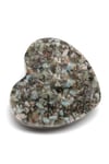 Larimar Taşından Orgonit Kalp