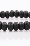 Lav Doğal Taş Bileklik 4 x 6 mm Rondel Kesim
