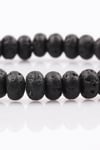 Lav Doğal Taş Bileklik 4 x 6 mm Rondel Kesim