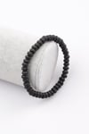 Lav Doğal Taş Bileklik 4 x 6 mm Rondel Kesim