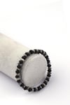 Lav Taşı - Jade Doğal Taş Bileklik 6 x 3 mm Rondel Kesim